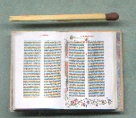 Click here to be taken to a higher density picture of the Bible